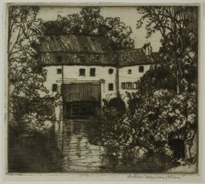 Moulin St. Maurice av Donald Shaw MacLaughlan