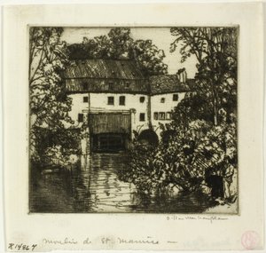 Moulin St. Maurice av Donald Shaw MacLaughlan