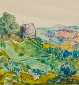 På väg till Gaillac av Donald Shaw MacLaughlan