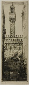Palazzo Vecchio, Florens av Donald Shaw MacLaughlan