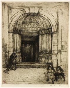Portal för St. Germain-des-Pres av Donald Shaw MacLaughlan