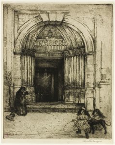 Portal för St. Germain-des-Pres av Donald Shaw MacLaughlan