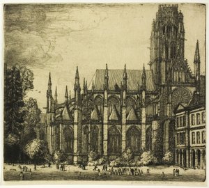 St. Ouen, Rouen av Donald Shaw MacLaughlan