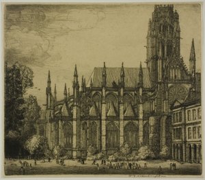 St. Ouen, Rouen av Donald Shaw MacLaughlan