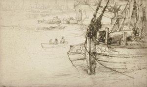 The Little Pool, London av Donald Shaw MacLaughlan