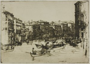 Marknaden, Venedig av Donald Shaw MacLaughlan