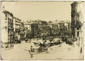 Marknaden, Venedig av Donald Shaw MacLaughlan