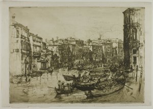 Marknaden, Venedig av Donald Shaw MacLaughlan