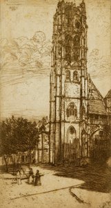 St. Laurent-tornet, Rouen av Donald Shaw MacLaughlan