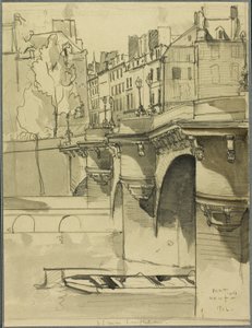 Utsikt över Pont Neuf av Donald Shaw MacLaughlan