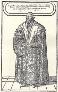 Porträtt av baron Sigmund von Herberstein, ambassadör i Polen och Ryssland, 1559 av Donat Hübschmann