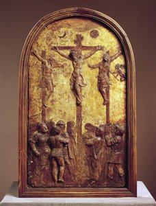Korsfästelse, tredje fjärdedelen av 1400-talet eller 1800-talets papier maché av Donatello