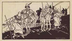 The Wise Men of Gotham, engelsk folksaga (litho)