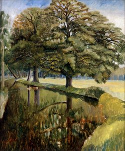 Floden Pang ovanför Tidmarsh av Dora Carrington