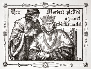 "Hur Mordred planerade mot Sir Launcelot", 1905.