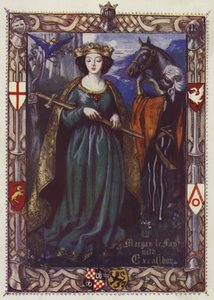 Morgan Le Fay med Excalibur