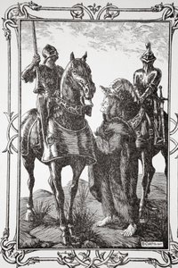 "De träffade en gammal man", 1905. av Dora Curtis