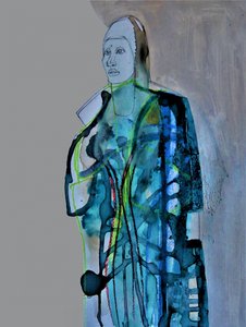 Abstrakt modefigur av Doris Schmitz