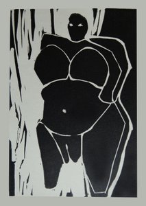En kraftfull kvinnlig figur av Doris Schmitz
