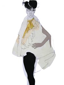 Elegant modefigur av Doris Schmitz