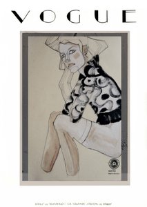 Elegant modeillustration av Doris Schmitz