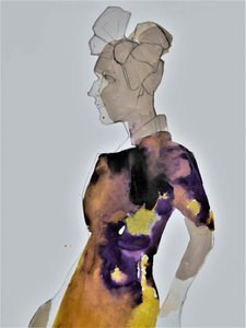 Elegant modeprofil av Doris Schmitz
