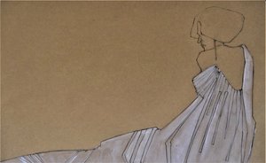 Elegant modesilhuett av Doris Schmitz