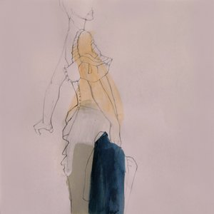 Elegant modeskiss av Doris Schmitz