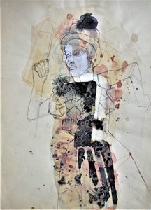 Uttrycksfull kvinnlig figur av Doris Schmitz