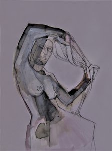 Uttrycksfull kvinnlig figur av Doris Schmitz
