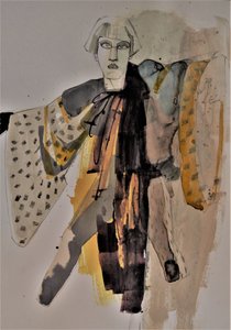 Guldkimono-stil av Doris Schmitz