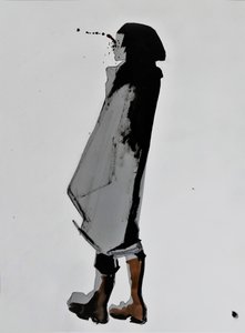 Figur med bläcksprut av Doris Schmitz
