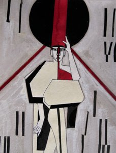 Stiliserad modefigur av Doris Schmitz