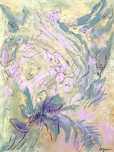 Mjuka lavendelblommor av Dorothy Fagan