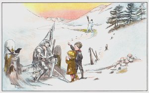 De berättar för Jack Frost att de söker sin lycka