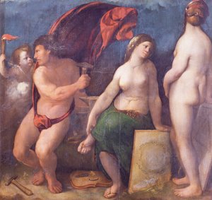 Allegori av musik av Dosso Dossi