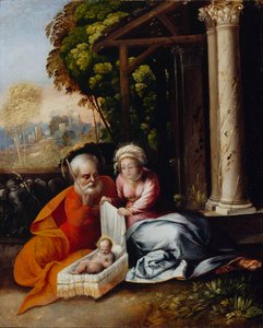 Den heliga familjen av Dosso Dossi