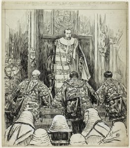 Parlamentets öppnande under Edward VII av Douglas Macpherson