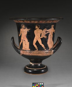 Detalj från en rödfigur lekythos