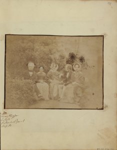 Sir David Brewster med Miss Mary Playfair, Lady Brewster, Mr. Pakenham Edgeworth och Miss Brewster
