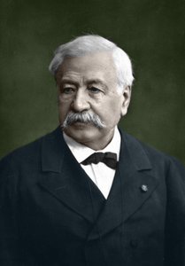 Porträtt av Ferdinand de Lesseps (1805 - 1894). Fotografi av drake. av Dragon