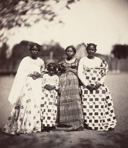 Kvinnor från Betsimisaraka, Madagaskar, 1863.