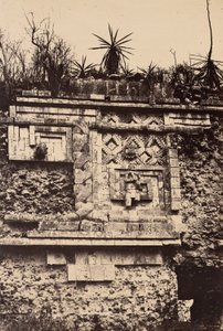 Uxmal, indisk basrelief, nunnornas palats (Uxmal, Bas Relief de l