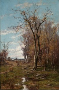 Höstlandskap av Du Bois Fenelon Hasbrouck