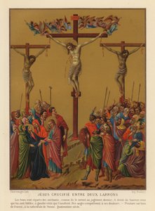 Jesu Kristi korsfästelse (chromolitho)