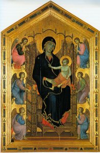 Madonna ruccelai av Duccio di Buoninsegna