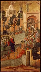 Sorg: Inträde i Jerusalem av Duccio di Buoninsegna