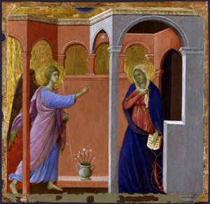 Bebådelsen av Duccio di Buoninsegna