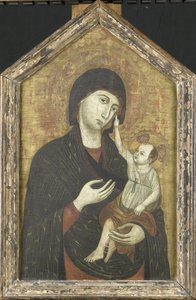 Mary med barn av Duccio di Buoninsigna (copy after)