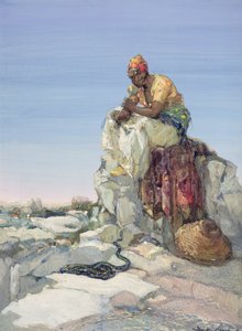 Ormtjusare, 1900 av Dudley Hardy